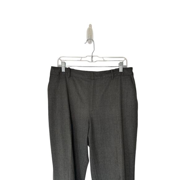 Ralph Lauren Gray Office Career Wool Blend Straight Leg Dress Pants Size 12 - Picture 3 of 12